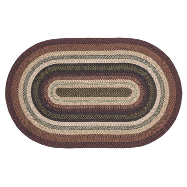 Beckham Jute Braided Rug Oval with Rug Pad 5'x8' VHC Brands - The Fox Decor